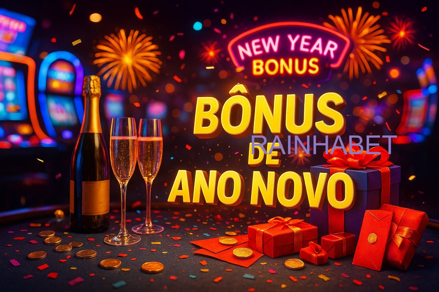 Promoções de Ano Novo no RAINHABET